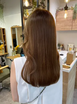 ロング カラー ♡iku♡カラー 髪質改善 アレンジのヘアスタイル