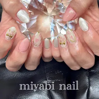 ネイル miyabi nail 桂川駅近くのネイルデザイン