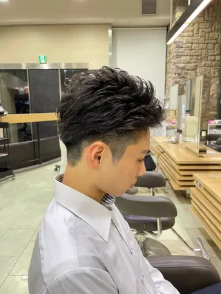 メンズ レイヤーカット メンズカット坂本翔のヘアスタイル