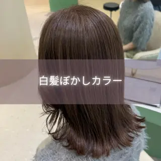 カラー 柔らかい縮毛矯正/ ボブ/北林のヘアスタイル