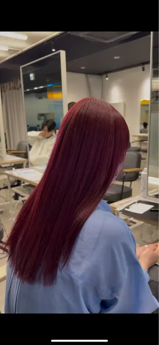 ロング カラー メンズカット/派手髪 特化Lilica💥のヘアスタイル