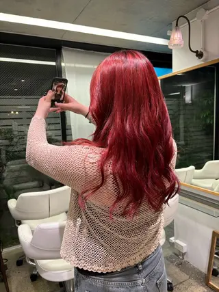カラー kiyono moekaのヘアスタイル