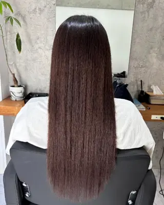 ミディアム vizz SAKIのヘアスタイル