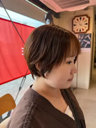 ショート 梅田 拓実のヘアスタイル