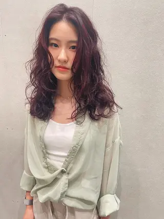 ミディアム カラー センスをお届けします 大谷将生infpのヘアスタイル