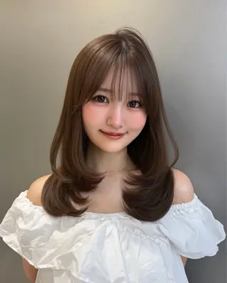 ミディアム カラー 🌟似合わせショート No.1🌟ホノのヘアスタイル