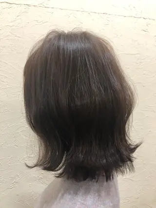 ミディアム 美髪・透明感カラー 西川仁弥のヘアスタイル