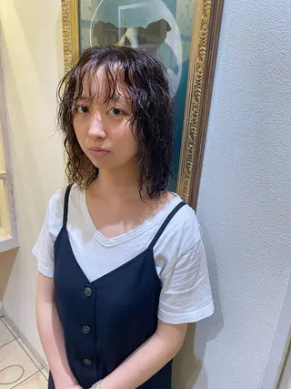 ミディアム パーマ さこだ しょうた 【副店長】のヘアスタイル