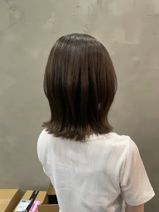 ミディアム la fith hinaのヘアスタイル