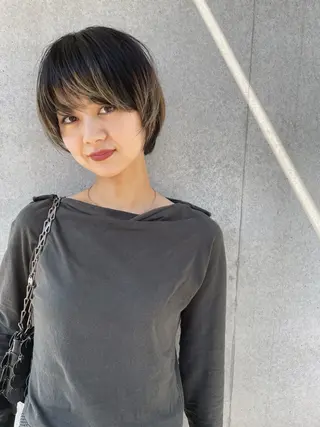 ショート カラー センスをお届けします 大谷将生infpのヘアスタイル