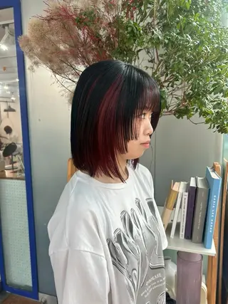 カラー かがやしづ ⭐️カラーモデルのヘアスタイル