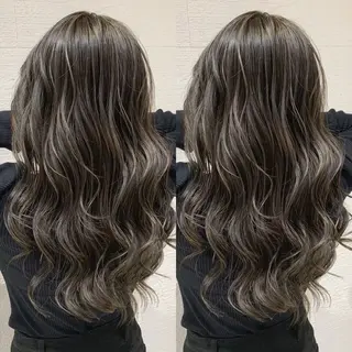 ロング カラー リノ🖤艶髪 カラー🖤🇰🇷のヘアスタイル