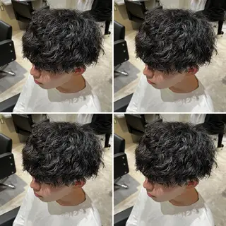 パーマ メンズ メンズパーマ特化 店長望月謙二郎のヘアスタイル