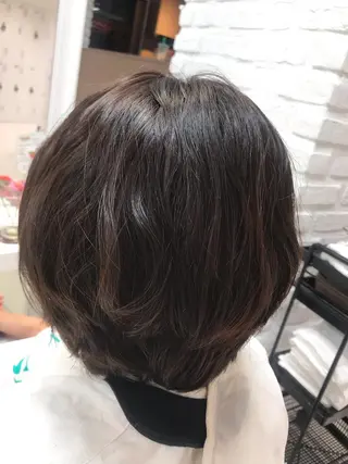 ショート パーマ 【暖色カラー特化】 中山由梨のヘアスタイル