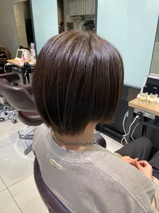 ショート 赤み消し艶カラー✨️ DAIGOのヘアスタイル