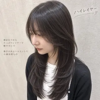 ロング 店長✨レイヤー✖️ 髪質改善✖️韓国ヘアのヘアスタイル