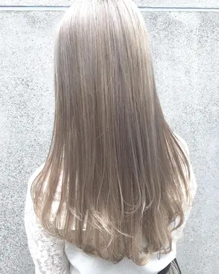 ロング カラー ヘアアレンジ ブリーチダブルカラー 元町三宮/三ノ宮のヘアスタイル