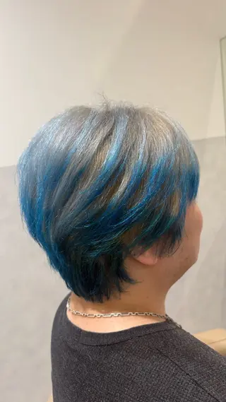 ショート カラー メンズ 🌼デザインカラー 🌼kumicoのヘアスタイル