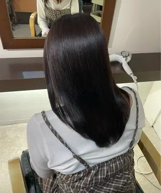 ミディアム 結衣 髪質改善モデル募集中のヘアスタイル