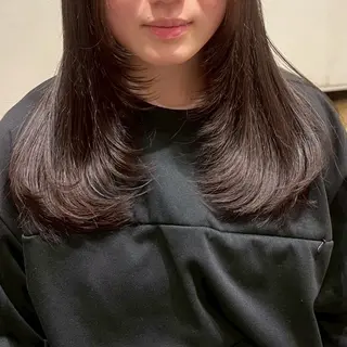 セミロング 藤村 ひよりのヘアスタイル