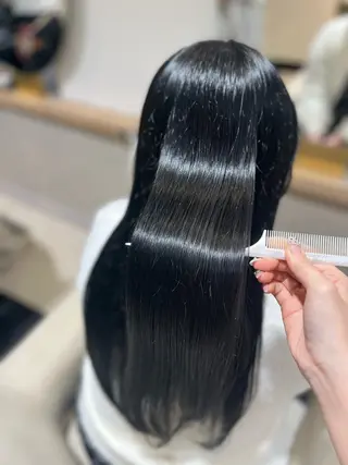 ロング 佐々木 遥菜のヘアスタイル