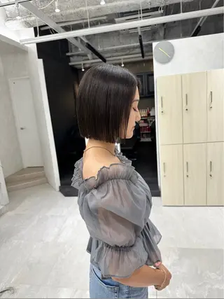 艶髪ボブ🎀大阪/ jueru🌟のヘアスタイル