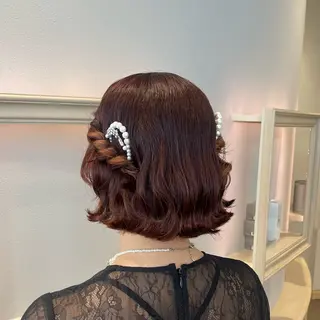 ショート ヘアアレンジ yuuka/ヘア セット/メンズ/横浜のヘアスタイル