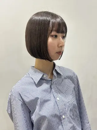 ショート ボブ人気No,1✨ TAME副店長のヘアスタイル