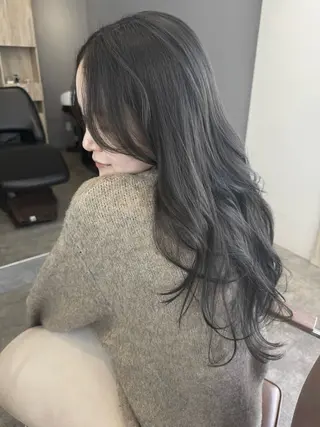 ロング カラー 赤み消し×髪質改善 🍏上田晃司のヘアスタイル