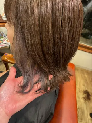 ミディアム カラー 清水 美香のヘアスタイル