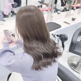 ミディアム ヘアアレンジ カラー 🪞【公式】表参道 🪞knot🪞のヘアスタイル