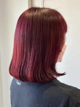 ミディアム カラー 亀田 幸美のヘアスタイル