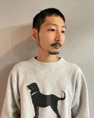 ショート メンズ 吉田一輝 外国人パーマのヘアスタイル