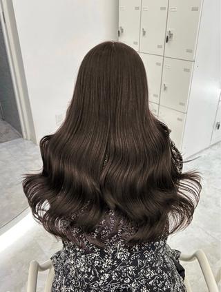 ロング カラー 🤍韓国艶ワンホン ヘアMayu🤍のヘアスタイル