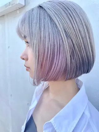 ショート 🌫️縮毛矯正/髪質 改善/ゆずる🌫️のヘアスタイル
