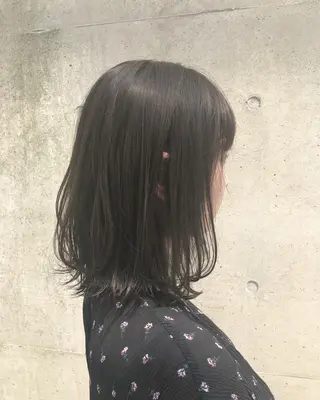 ミディアム カラー フレンチボブパーマ Yuukiのヘアスタイル