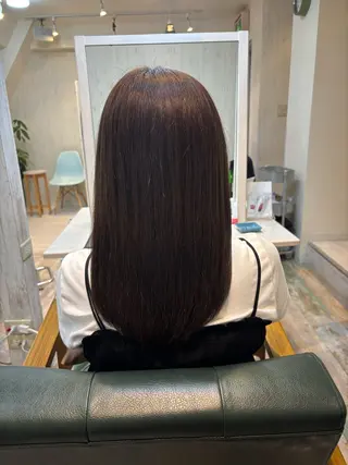 セミロング 坂井まりん HALE ハレ銀座のヘアスタイル