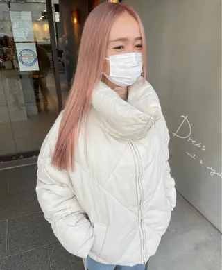 ロング カラー ハイトーンカラー♡ yuのヘアスタイル