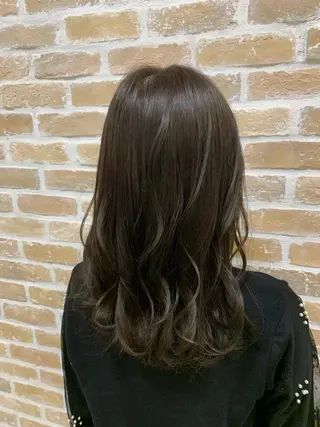 ロング カラー パーマ サケモト ユウジのヘアスタイル
