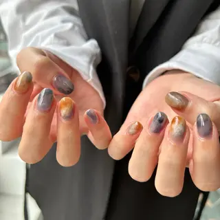 ネイル 梅田🪄ニュアンス aoiのネイルデザイン