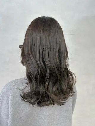 ロング カラー 大人レイヤー& 透明感カラー💄のヘアスタイル