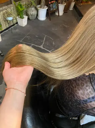 ロング カラー 大野 桃果🐸のヘアスタイル