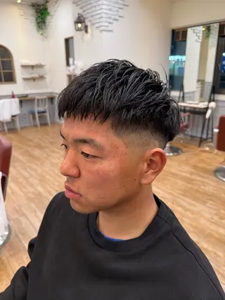 ショート メンズ 水澤 七斗のヘアスタイル