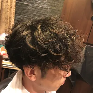 ショート パーマ 【パーマ指名No1】 浅野空人のヘアスタイル