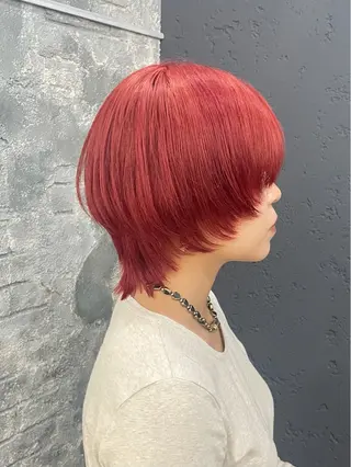 ショート カラー 💝艶髪ハイトーン 💝みさきのヘアスタイル