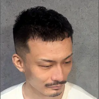 パーマ メンズ CUFFIA💈 天王寺メンズバーバーのヘアスタイル