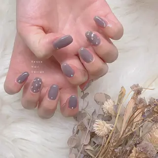 ミディアム ネイル Blowe ニュアンスのネイルデザイン