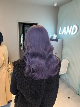 セミロング カラー ブリーチカラー 🩵MIZUKIのヘアスタイル