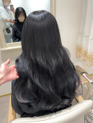 ロング カラー MOE🐈⬛🎀 エクステ/ワンホンのヘアスタイル