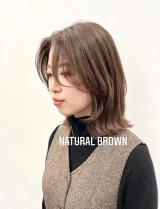 ミディアム カラー ヘアアレンジ HARU//原宿🤍 リピート率NO.1のヘアスタイル